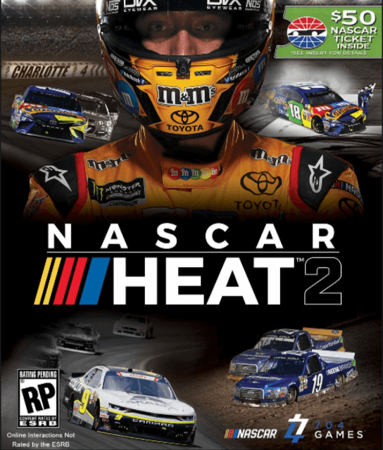 NASCAR Heat 2 box art for Playstation 4